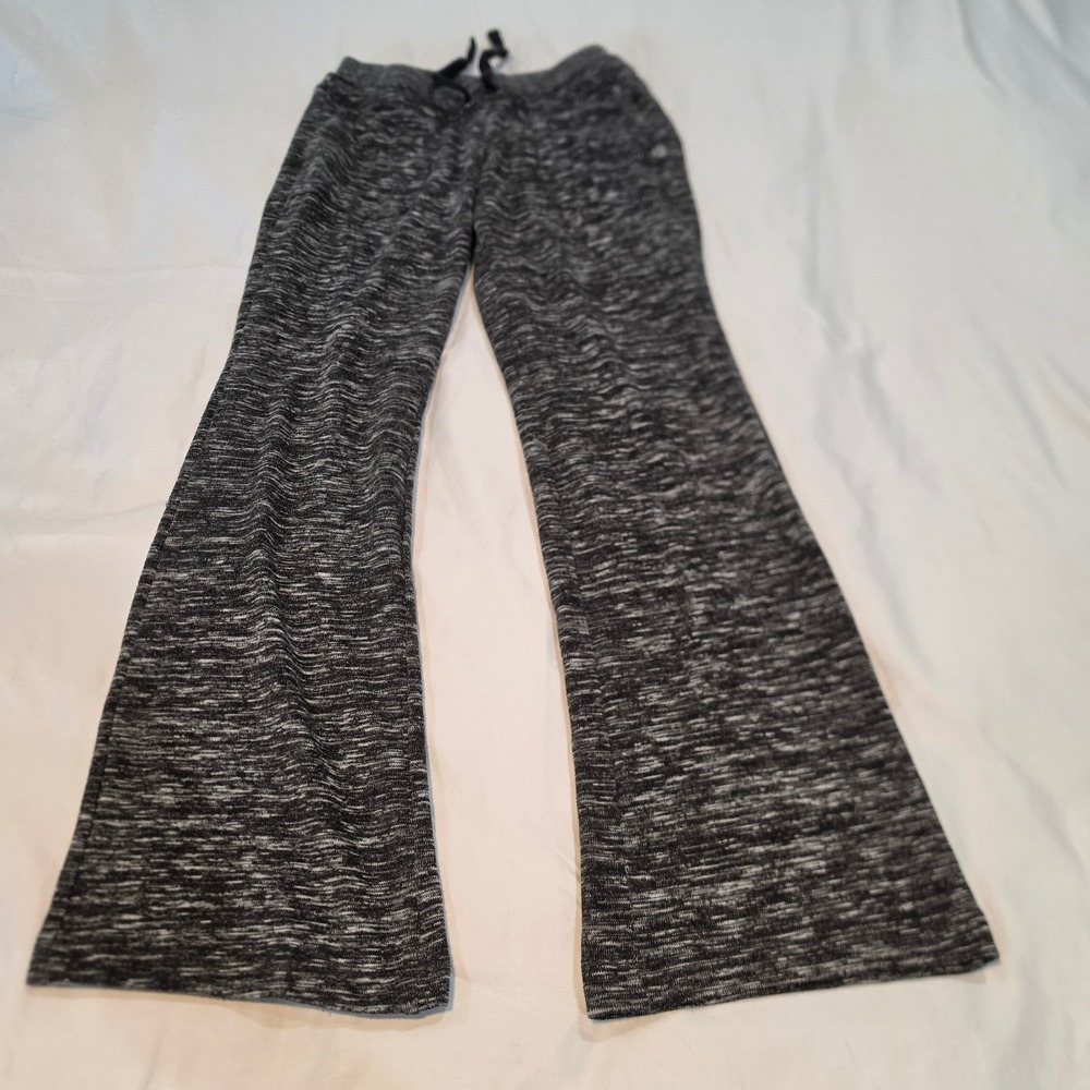 90 Degree by Reflex Lounge Pants Women XS Gray Space Dye Excellent Wide Leg